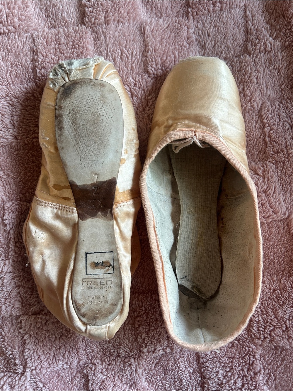 Smelly Used Ballerina Pointe Shoes